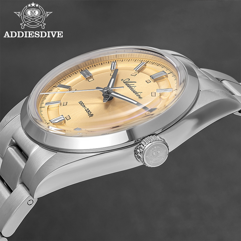 Luxury Watch All Brands - ADDIESDIVE レディース腕時計トップブランド 100 メートル防水 VH31 クォーツ腕時計ダイビング