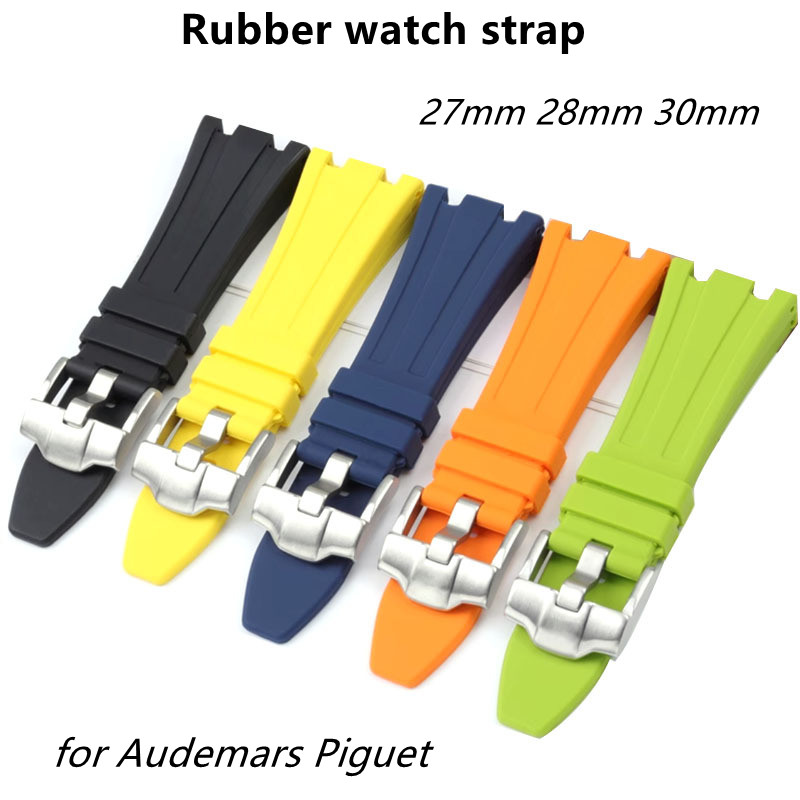 Audemars Piguet Watch Royal Oak - シリコンウォッチストラップ,アプオーデマピゲ,ロイヤルオークオフショア,27, 28mm, 30mm, 15703, 26020, 26170,