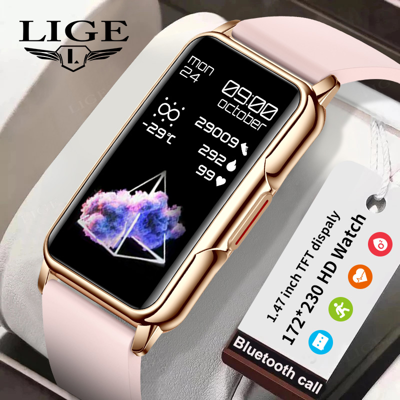 Luxury Watch In The World - LIGE 2026 スマートバンド レディース フィットネスブレスレット ECG