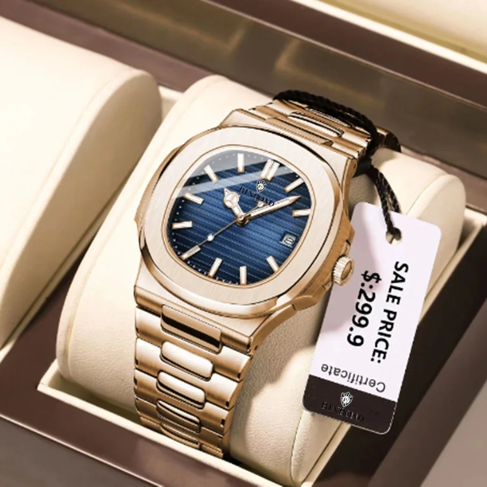 Luxury Watch German - 新しいスイス製メンズカジュアルローズゴールド時計、メンズ高級腕時計、自動巻き時計、メンズファッションクォーツ腕時計、チュードポル1リアル