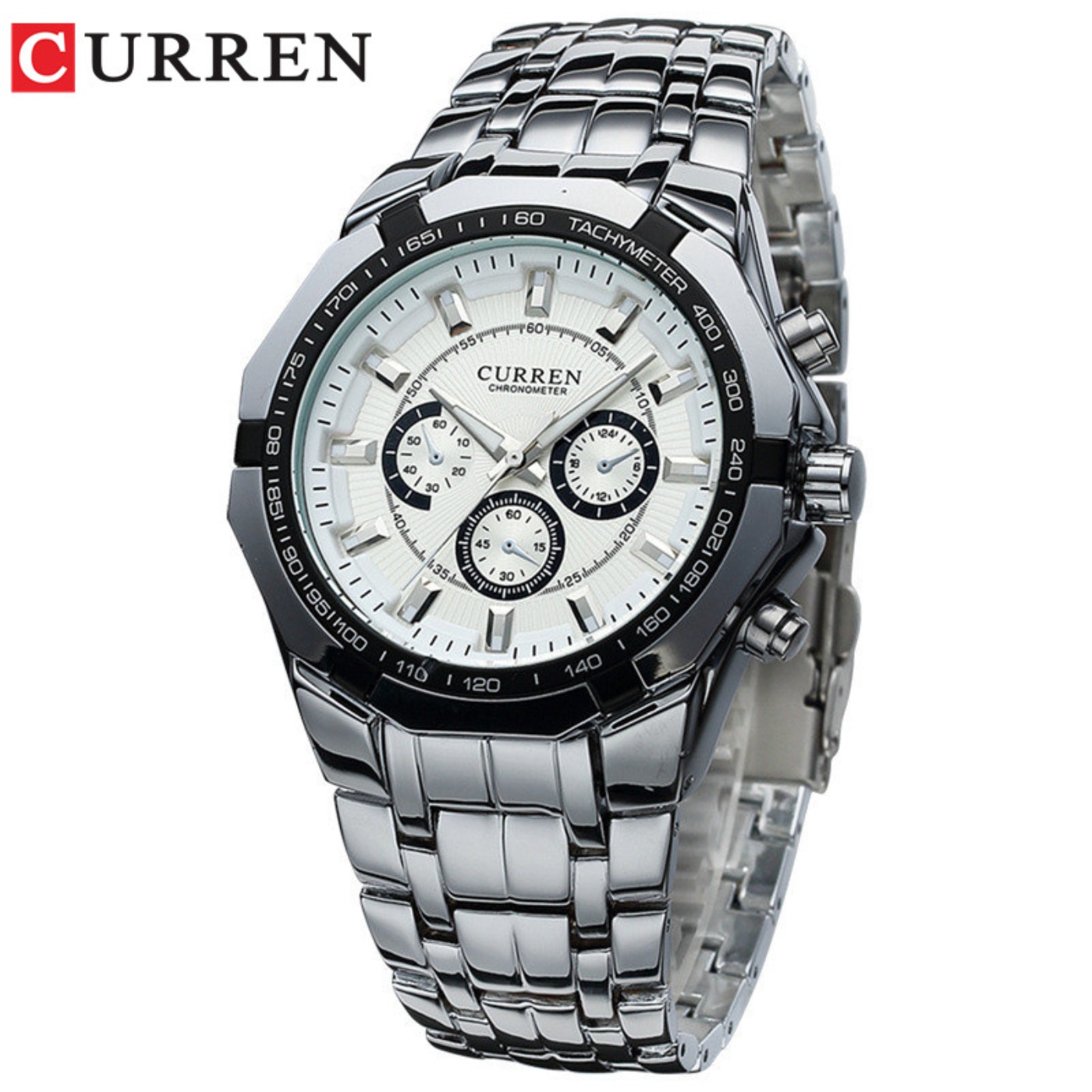 Luxury Quartz Watch Brands - カレン男性高級ブランドミリタリースポーツメンズ腕時計フルスチールクォーツ時計メンズ防水ビジネス腕時計レロジオ Masculino