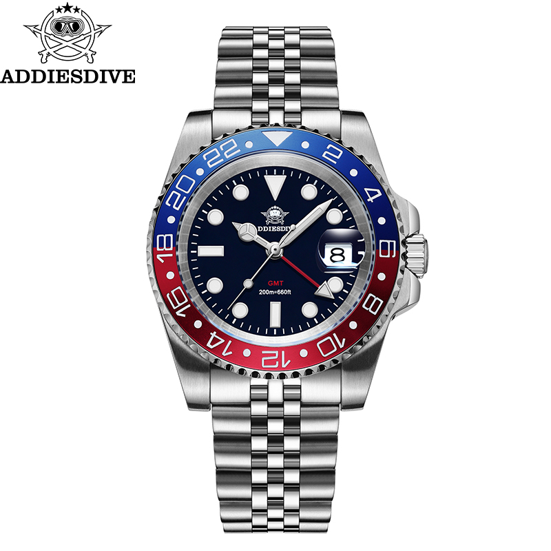 Luxury Watch Longines - ADDIESDIVE AD2050 メンズ GMT ウォッチスイスロンダ 515-24
