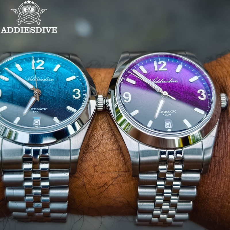 Luxury Watch All Brands - ADDIESDIVE 新しい自動機械式時計 AD2547 トップブランドのサファイアガラス男性腕時計発光 100 メートル防水スポーツ時計