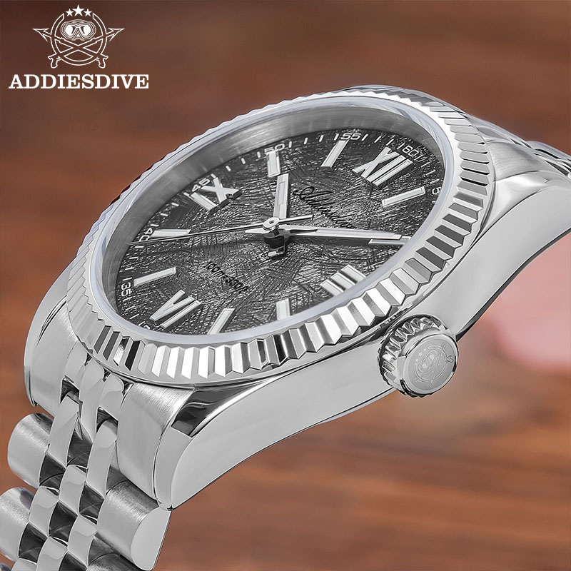 Luxury Watch Gift Box - ADDIESDIVE エレガントな女性用腕時計高級サファイアガラス VH31 クォーツ BGW9 超発光