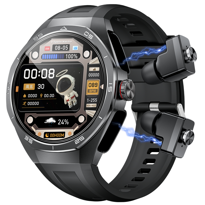 Luxury Watch In The World - 2026年新作 Android対応 TWSミュージックイヤホン スマートウォッチ NFC AMOLED