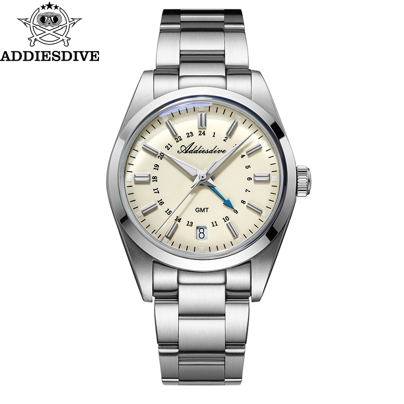 Luxury Quartz Watch Brands - ADDIESDIVE ホットブランド 36 ミリメートル高級 GMT 腕時計ギフト男性