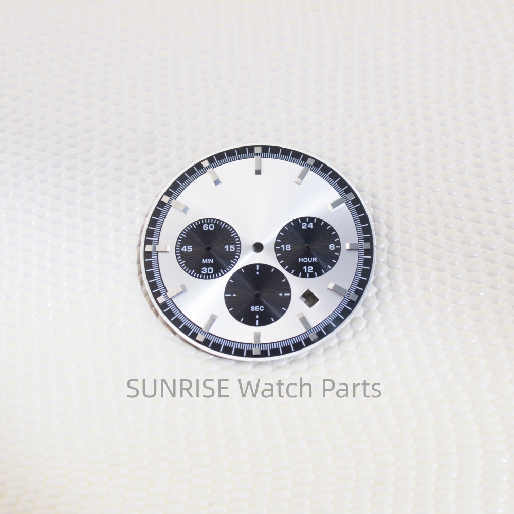 Luxury Watch With Green Dial - 35.5 ミリメートル VD53 時計ダイヤル針 VD53 クロノグラフクォーツムーブメント用グリーン発光時計文字盤ポインター針部品アクセサリー