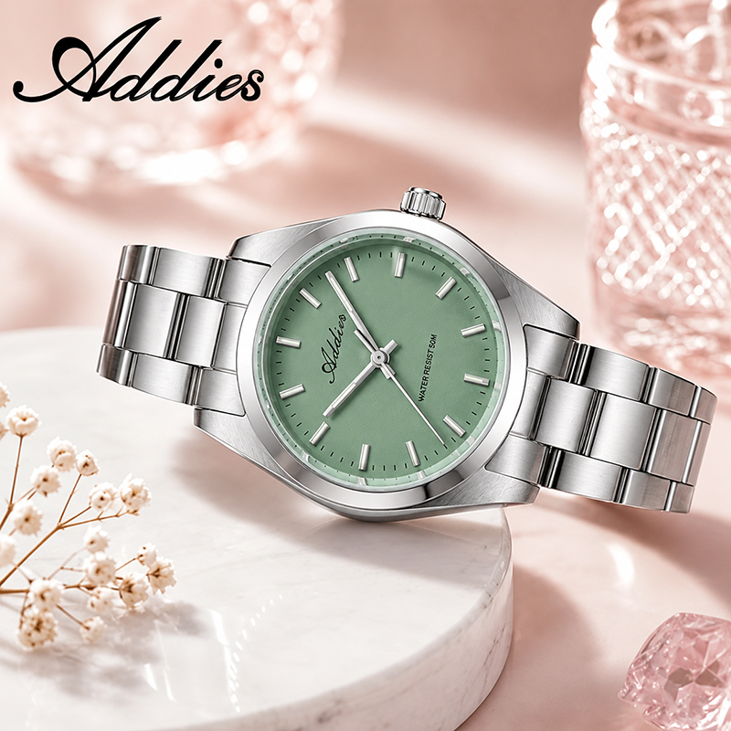 Luxury Watch All Brands - ADDIES 2026 ステンレス鋼の女性用腕時計有名なブランド 5Bar 防水女性クォーツ時計サファイアガラス BGW9