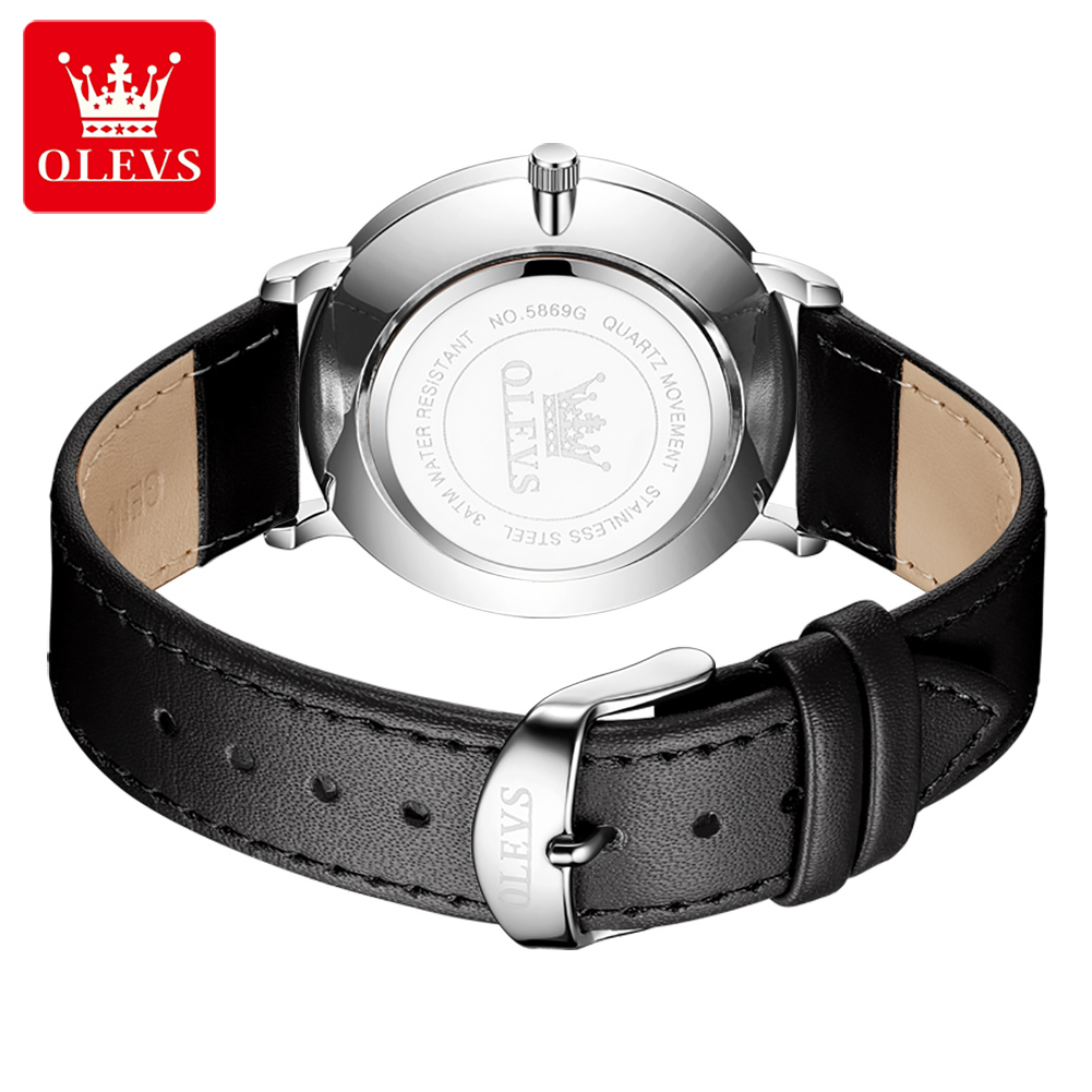 OLEVS 超薄型 6.5mm トップオリジナルクォーツ腕時 - Luxury Watch Sale のレビューと価格