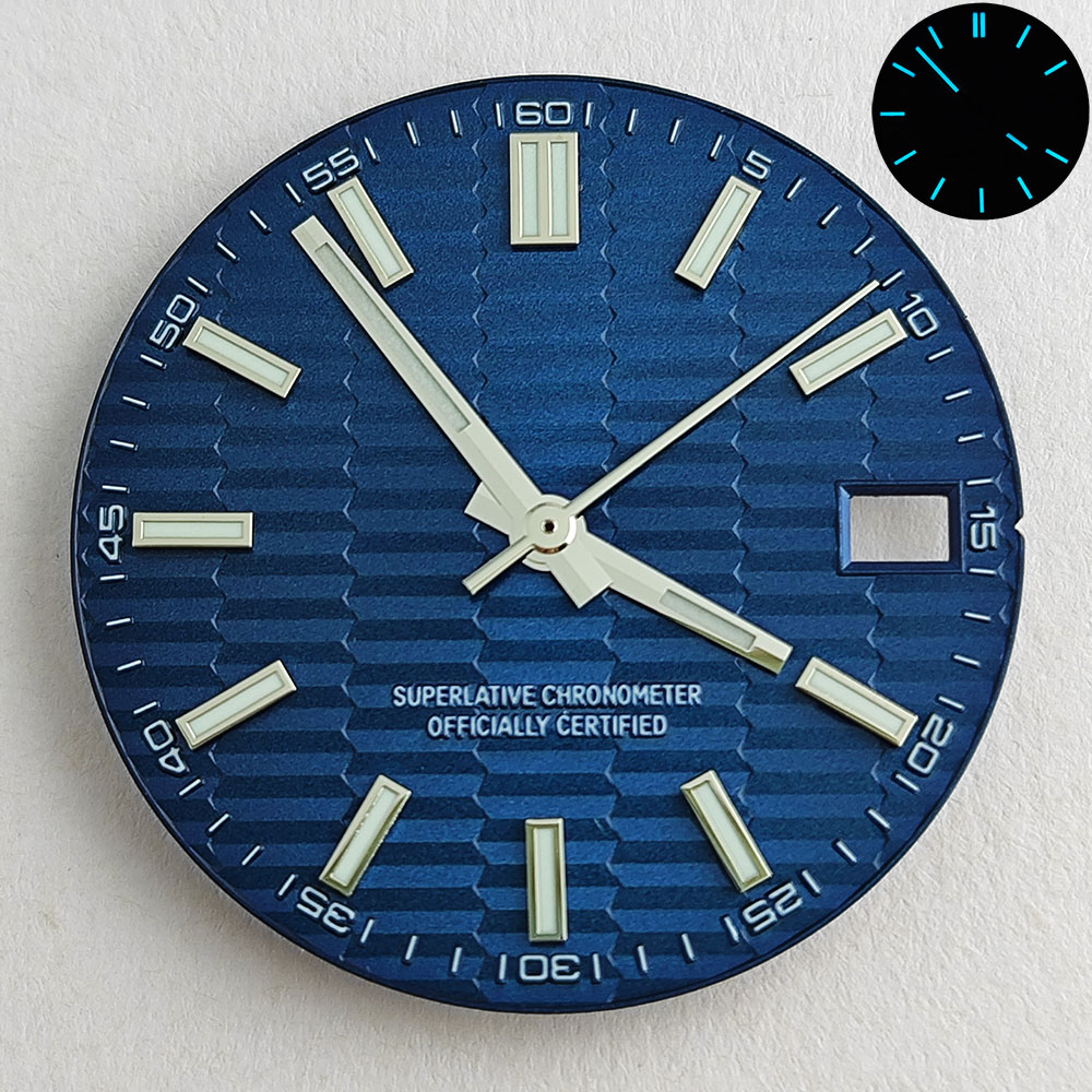 28.5mm NH35 ダイヤル NH35 針青緑夜光互換  - Luxury Watch With Green Dial のレビューと価格