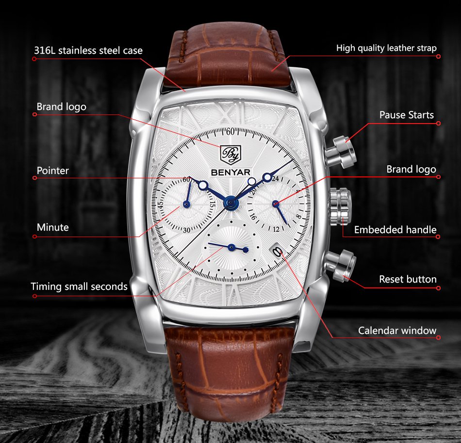 レロジオ Masculino メンズ腕時計トップの高級ブラン - Luxury Watch German のレビューと価格
