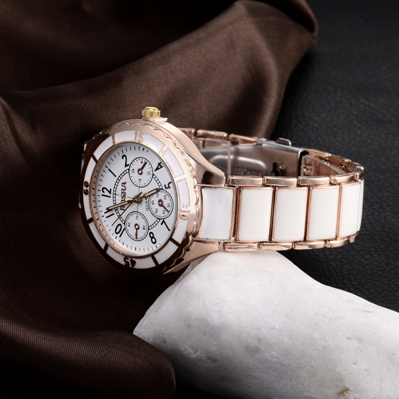 ホット販売ローズゴールド腕時計女性腕時計高級レディースウォッ - Luxury Watch Sale のレビューと価格