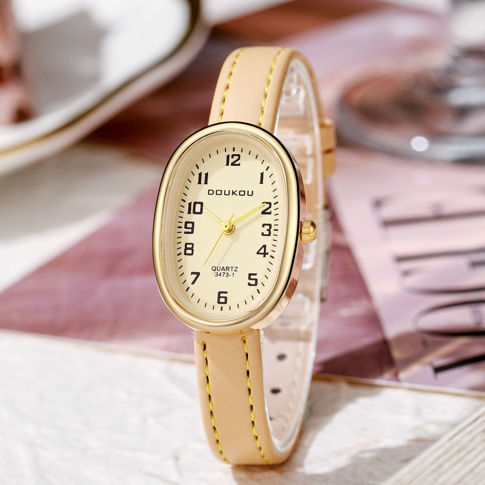 高級オーバルダイヤル女性腕時計ファッションレディースギフトド - Luxury Watch Strap のレビューと価格