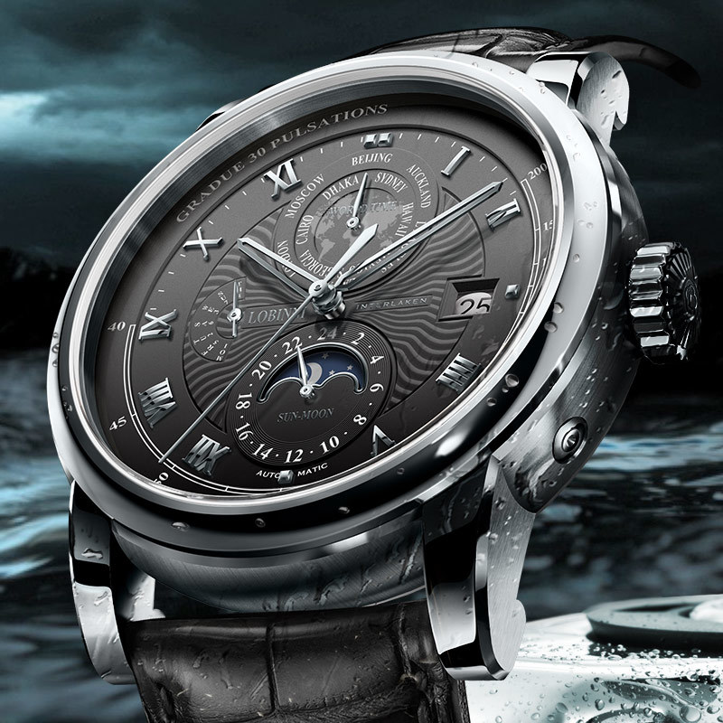 新しい LOBINNI 高級ブランドカモメ ST16K3-3 - Luxury Watch In The World のレビューと価格