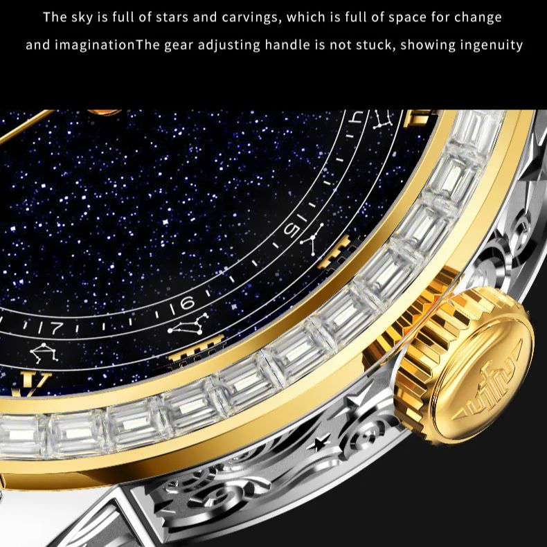 OUPINKE 3203 ファッションメンズ腕時計 高級星空 - Luxury Watch All Brands のレビューと価格