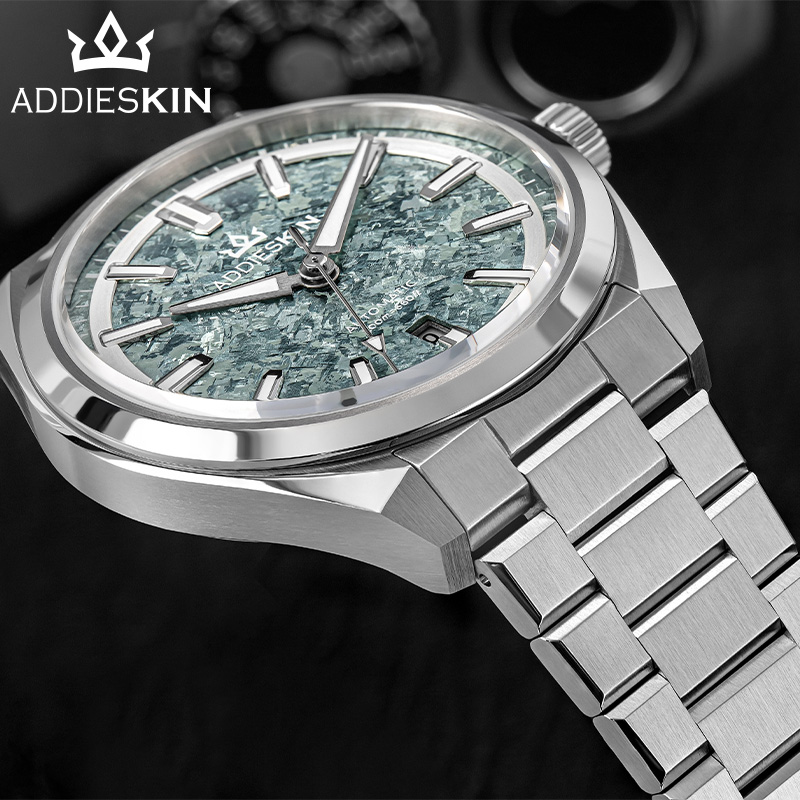 AddiesKin K006 アイスクラック チタンウォッチ - Luxury Watch With Green Dial のレビューと価格