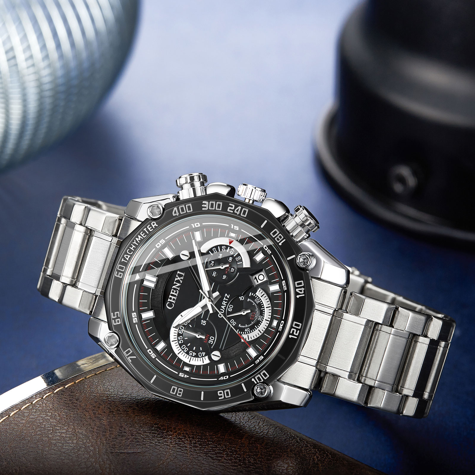 CHENXI メンズ腕時計ステンレス鋼クロノグラフトップ高級 - Luxury Watch Investment のレビューと価格