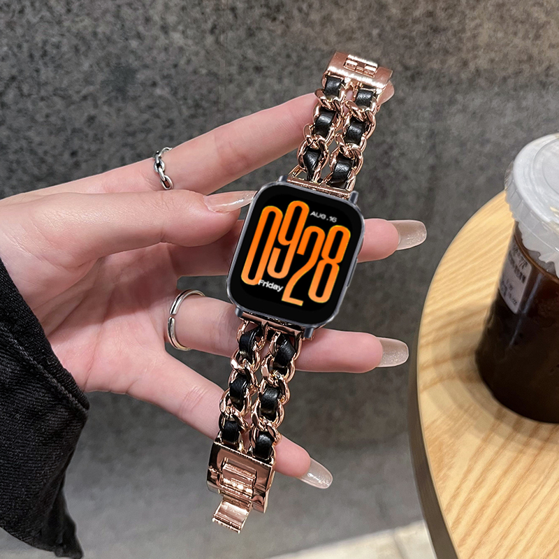 高級レザー + メタルバンド Xiaomi Redmi 時計 - Xiaomi Luxury Watch のレビューと価格