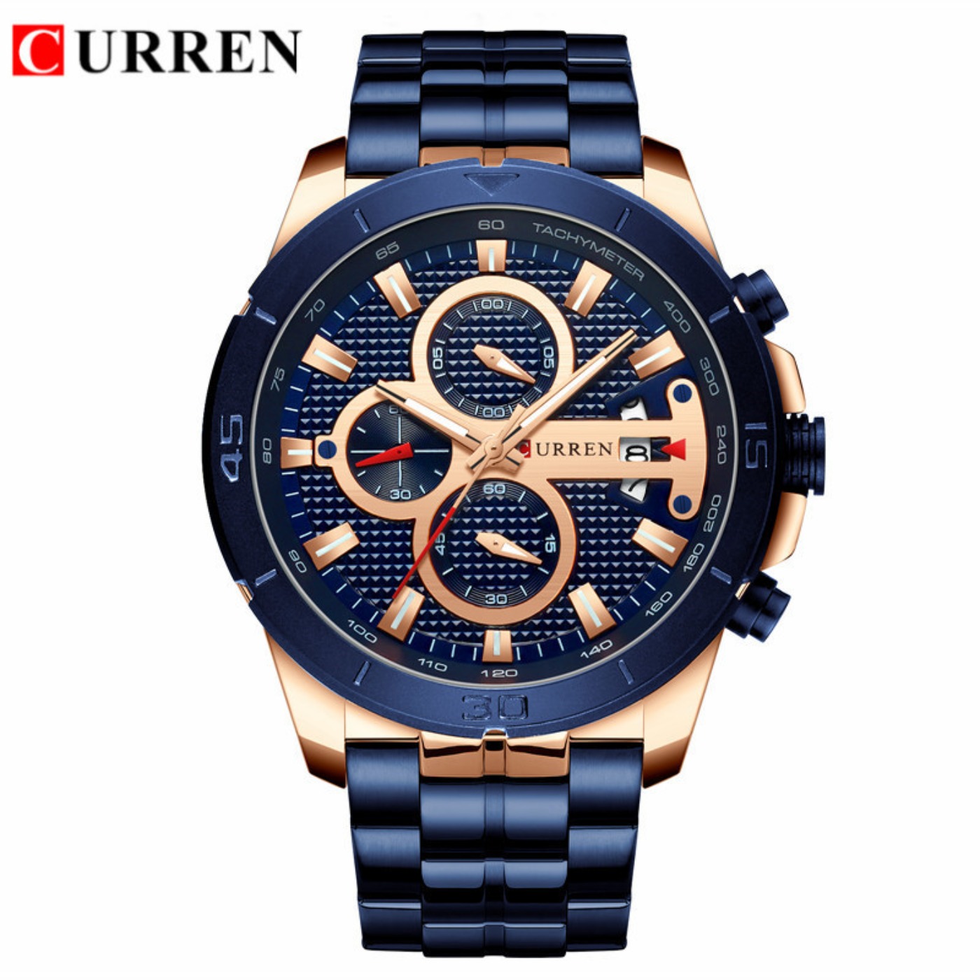 カレン腕時計メンズ防水クロノグラフスポーツ軍事男性時計トップ - Luxury Quartz Watch Brands のレビューと価格