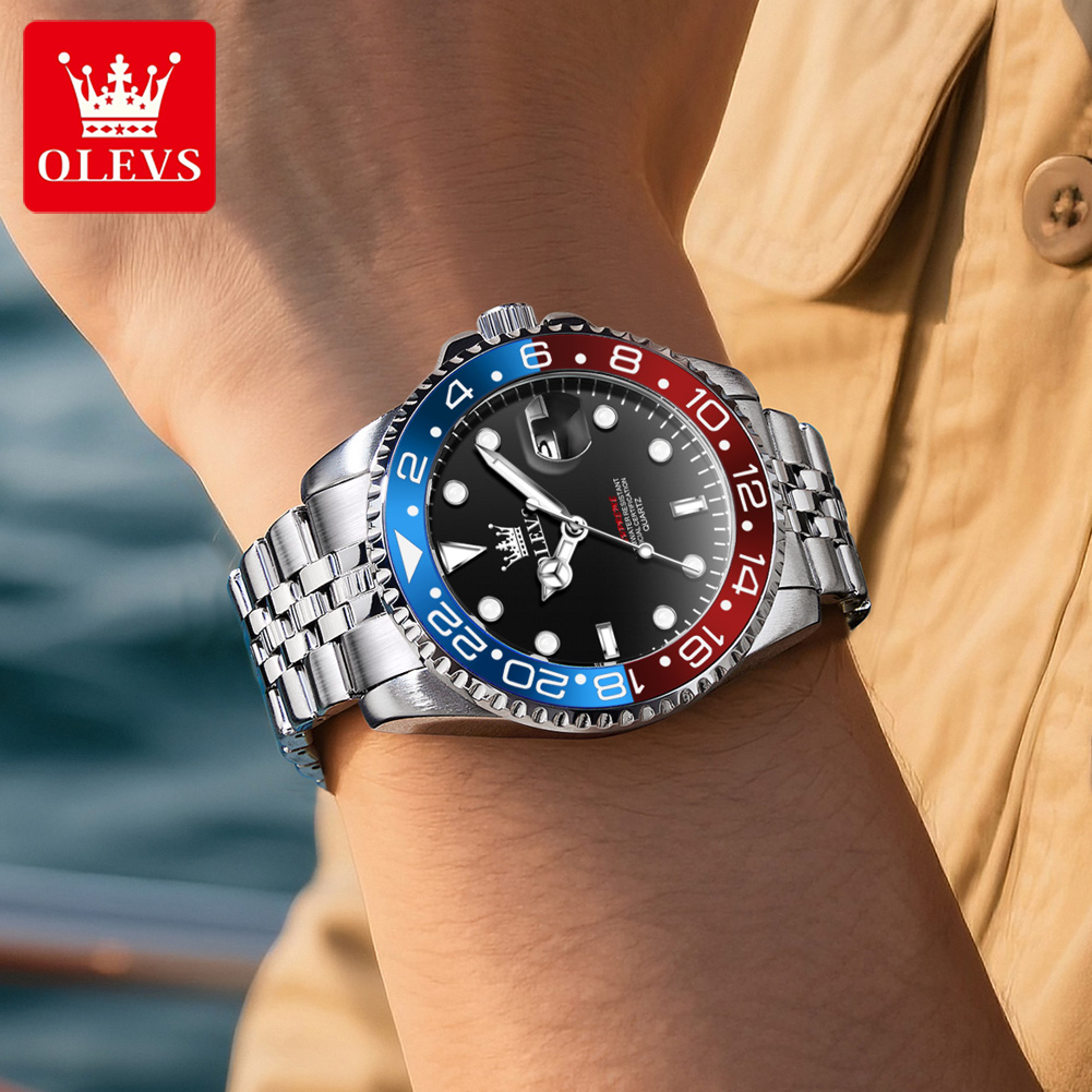 OLEVS 5657 オリジナルブランド メンズ腕時計 ビジ - Luxury Quartz Watch Brands のレビューと価格