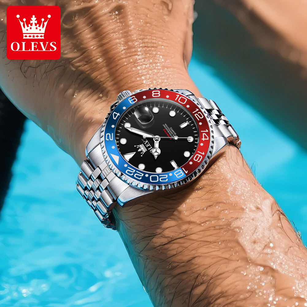 OLEVS 5657 オリジナルブランド メンズ腕時計 ビジ - Luxury Quartz Watch Brands のレビューと価格