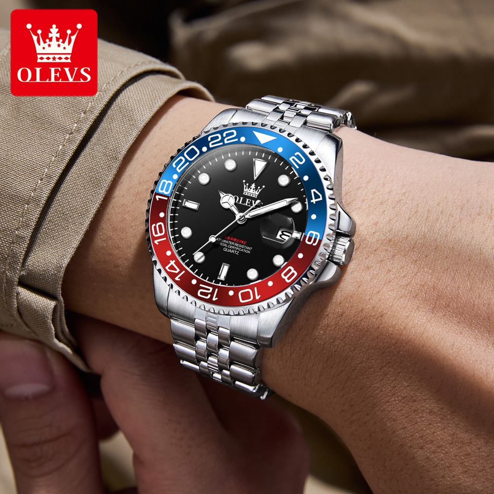 OLEVS 5657 オリジナルブランド メンズ腕時計 ビジ - Luxury Quartz Watch Brands のレビューと価格