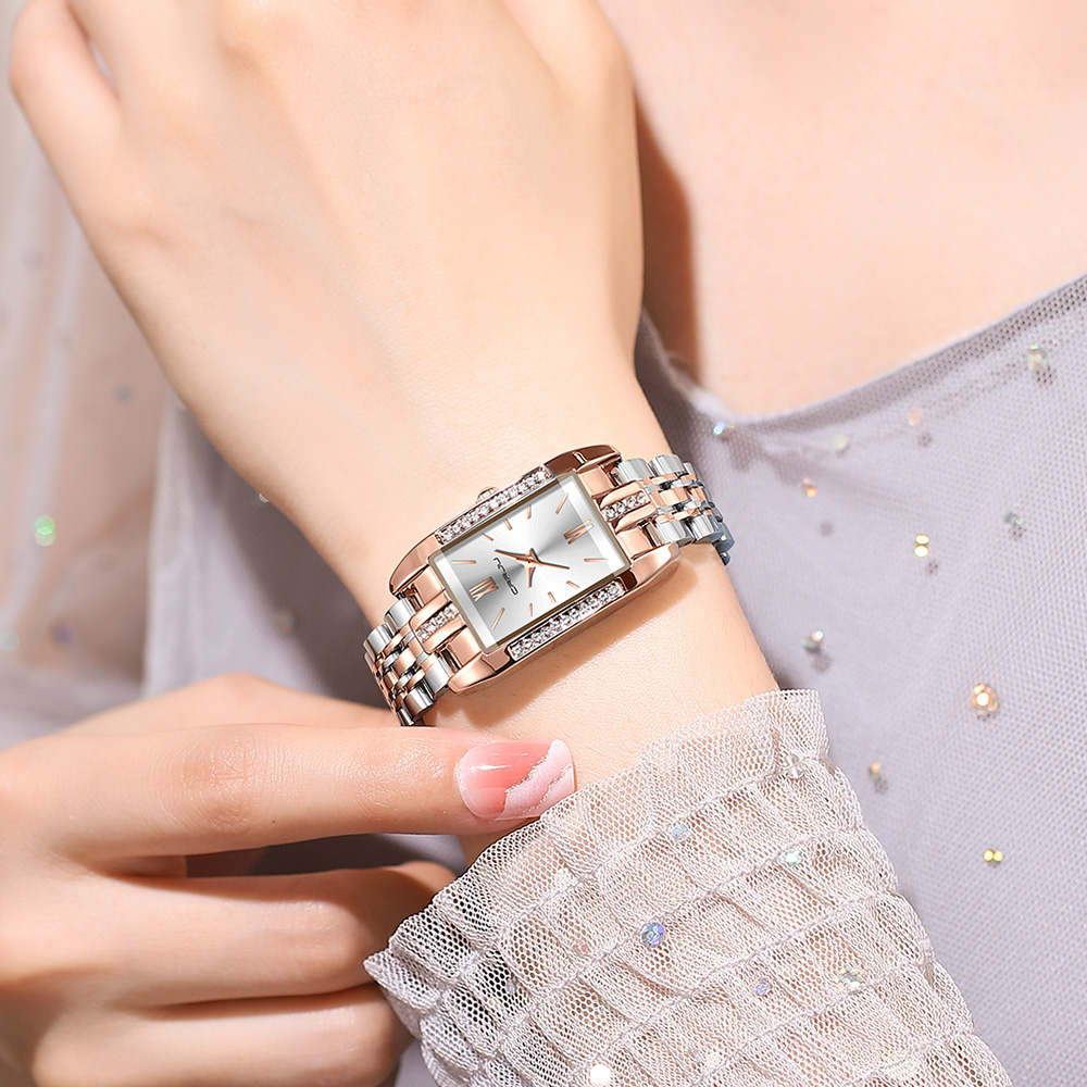 Crrju-女性のための完全なダイヤモンドクォーツ時計、高級 - Luxury Quartz Watch Brands のレビューと価格