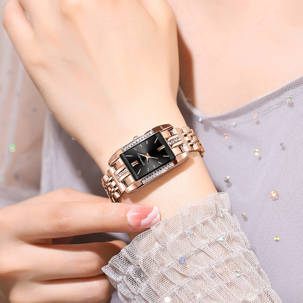 Crrju-女性のための完全なダイヤモンドクォーツ時計、高級 - Luxury Quartz Watch Brands のレビューと価格