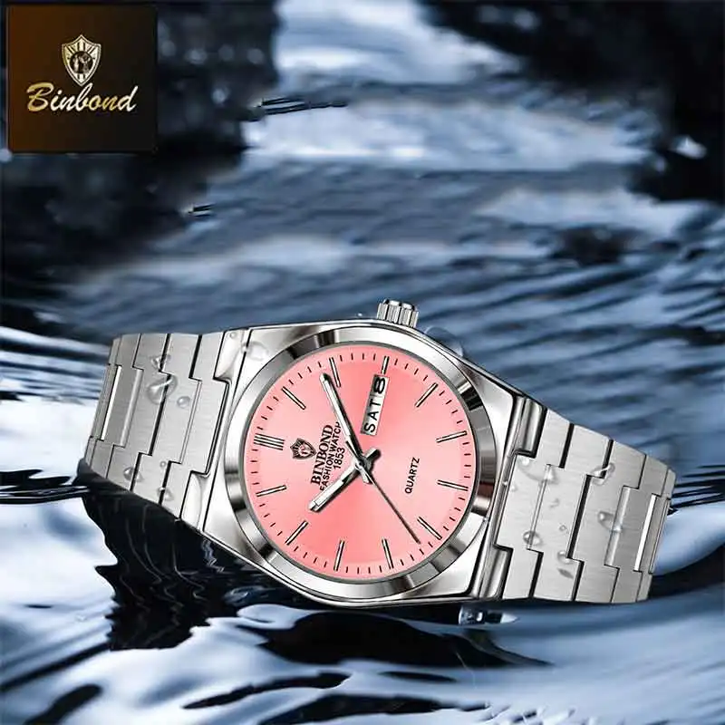 BINBOND 高級ブランドファッションレディースクォーツ腕 - Luxury Quartz Watch Brands のレビューと価格