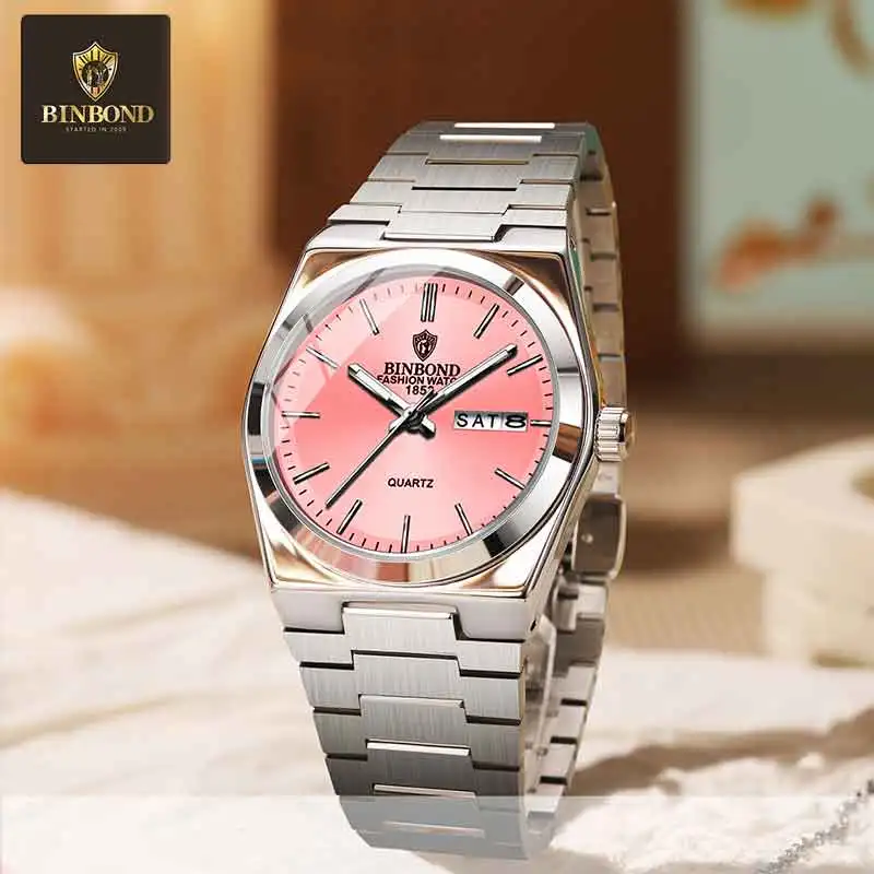 BINBOND 高級ブランドファッションレディースクォーツ腕 - Luxury Quartz Watch Brands のレビューと価格