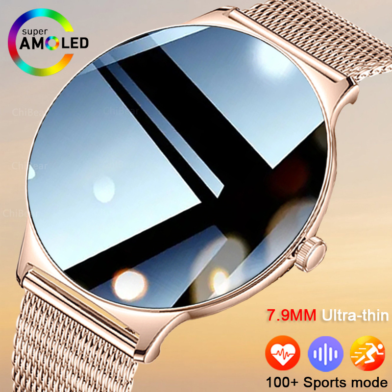 2025 超薄型耐久性のある女性スマートウォッチ 1.43  - Luxury Watch In The World のレビューと価格