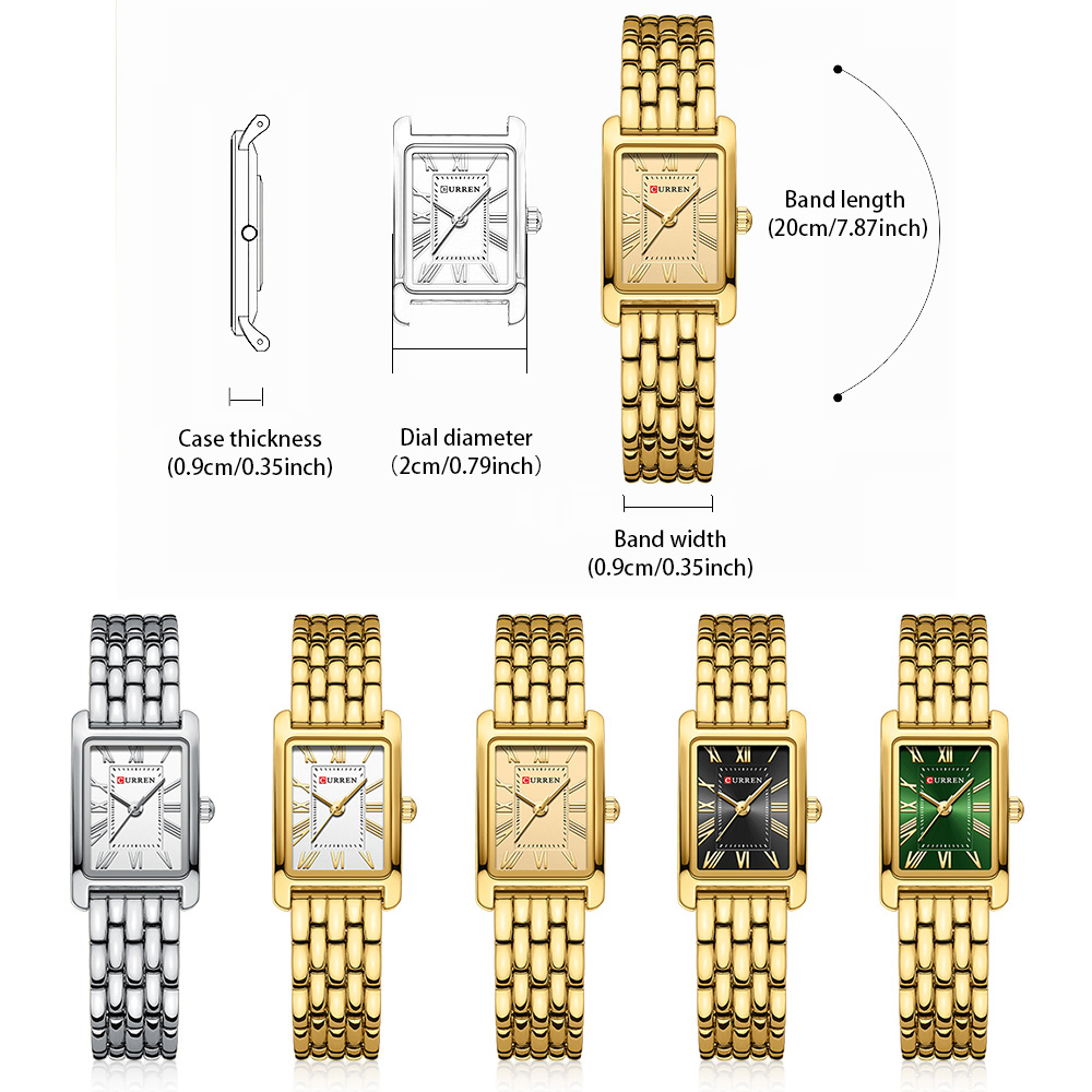 CURREN 高級レディースファッションクォーツ腕時計 シン - Luxury Watch Strap のレビューと価格