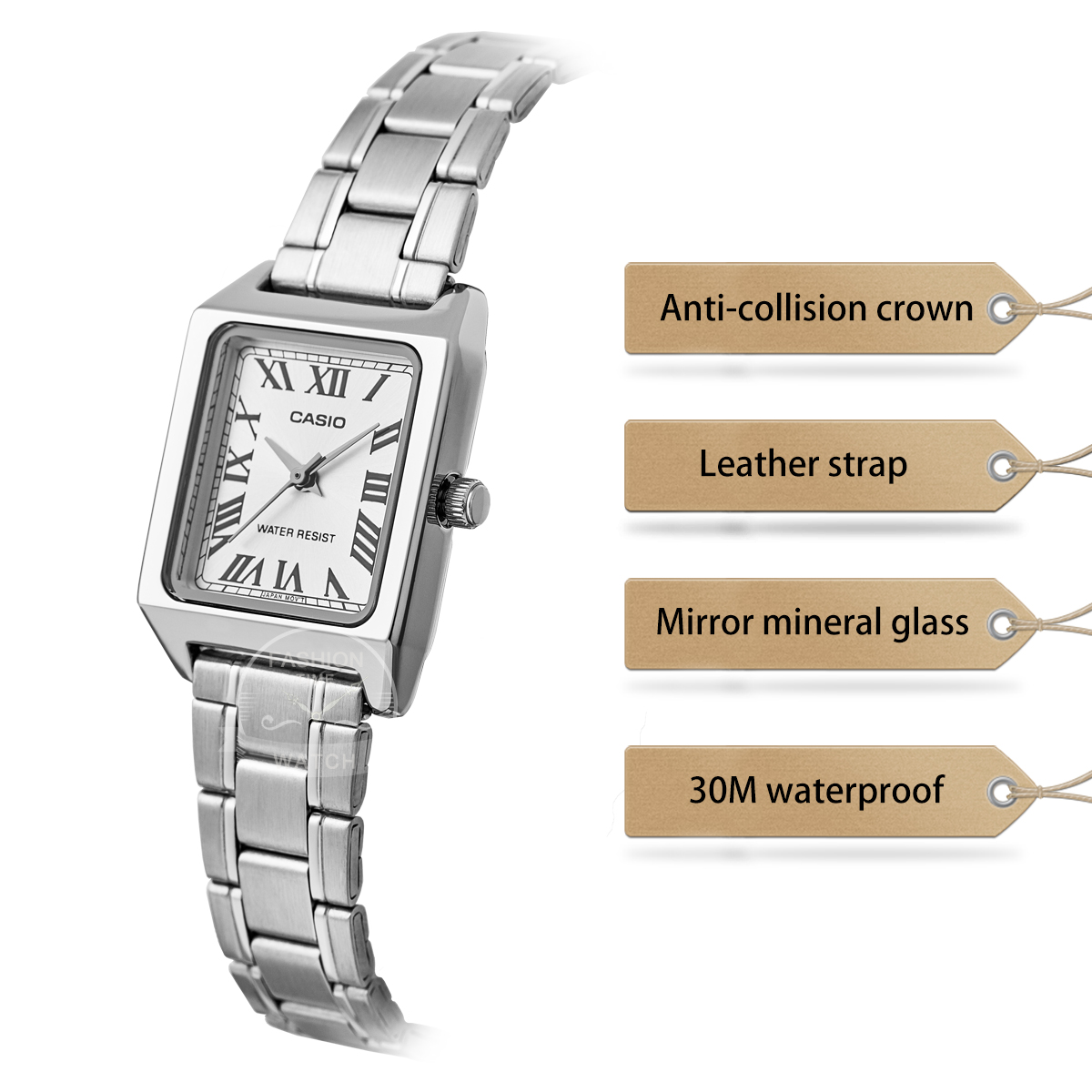 カシオ レディース腕時計 トップブランド 高級セット 30m - Luxury Watch Casio のレビューと価格