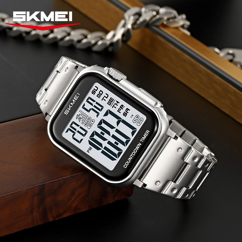 SKMEI 2447 電子ムーブメント時計、高級メンズデジタ - Watch Triangle Luxury のレビューと価格