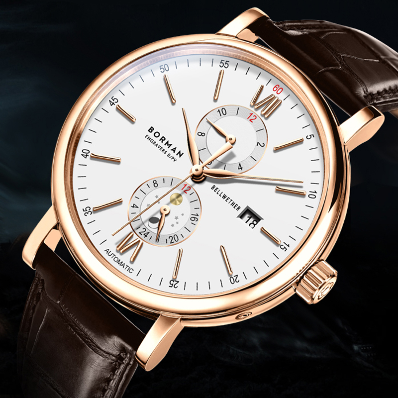 BORMAN シーガル メンズ自動機械式時計 高級スイスブラ - Luxury Watch German のレビューと価格