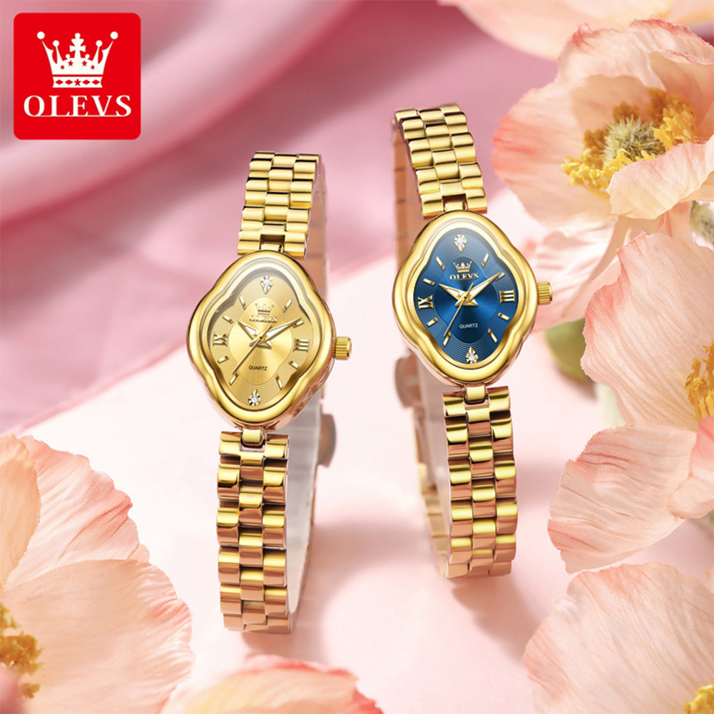 OLEVS 真新しい女性用クォーツ時計ファッションレジャーシ - Luxury Quartz Watch Brands のレビューと価格
