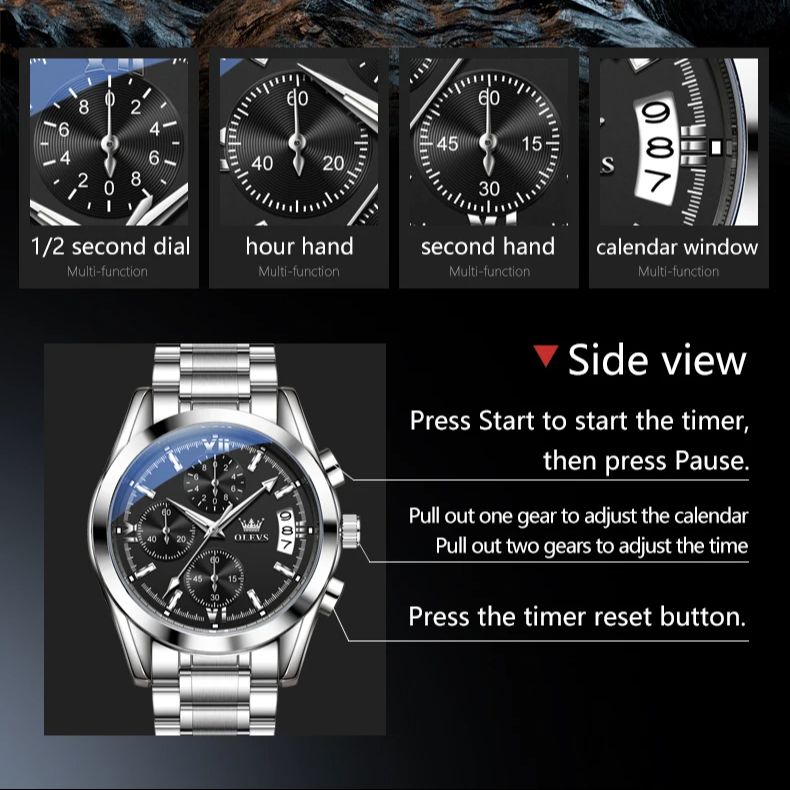 OLEVS 2987 オリジナルメンズ腕時計 高級ブランド  - Luxury Watch Investment のレビューと価格