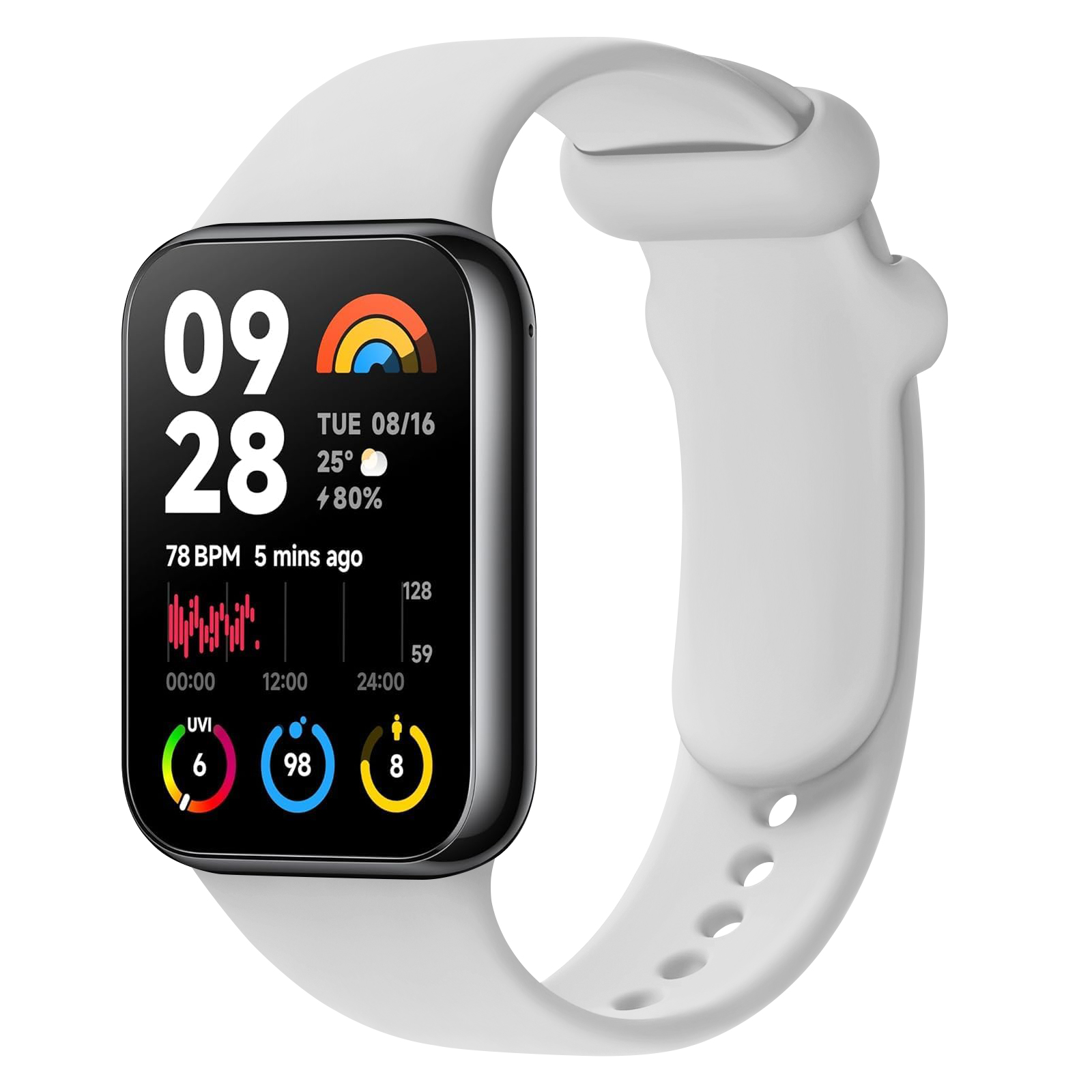 シリコンストラップ Xiaomi Mi スマートバンド 8/ - Xiaomi Luxury Watch のレビューと価格