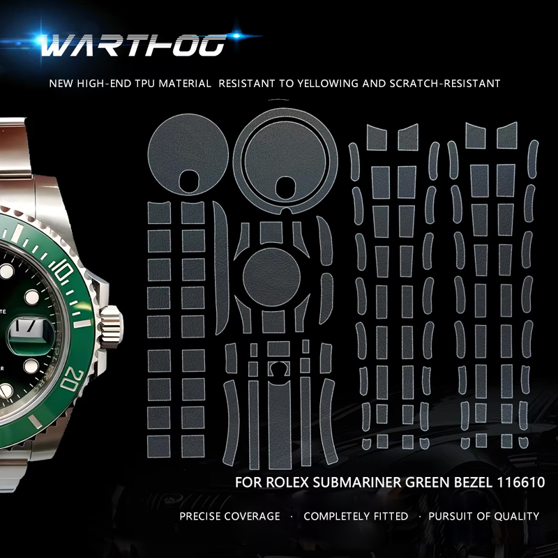 ロレックス サブマリーナー 116613 時計保護フィルム  - Luxury Watch Investment のレビューと価格