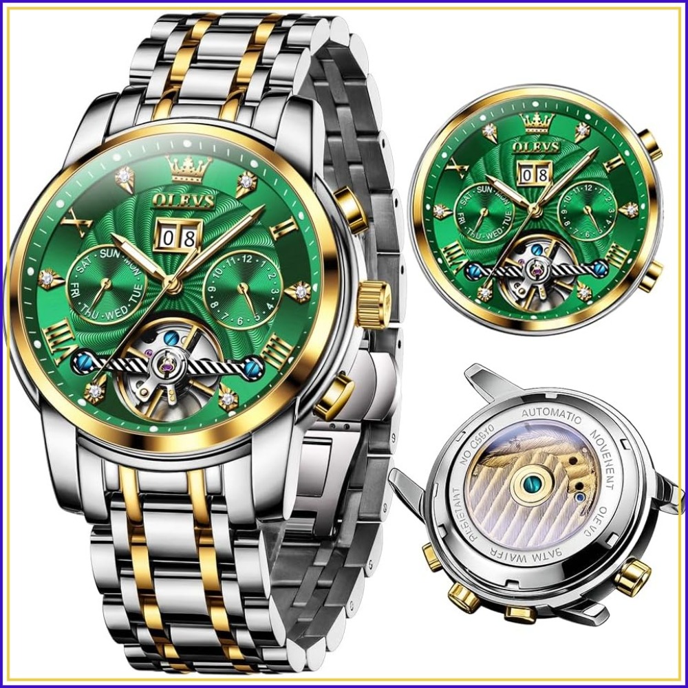 アナログクォーツ高級ダイヤモンド防水クロノグラフステンレスス - Luxury Watch Image のレビューと価格