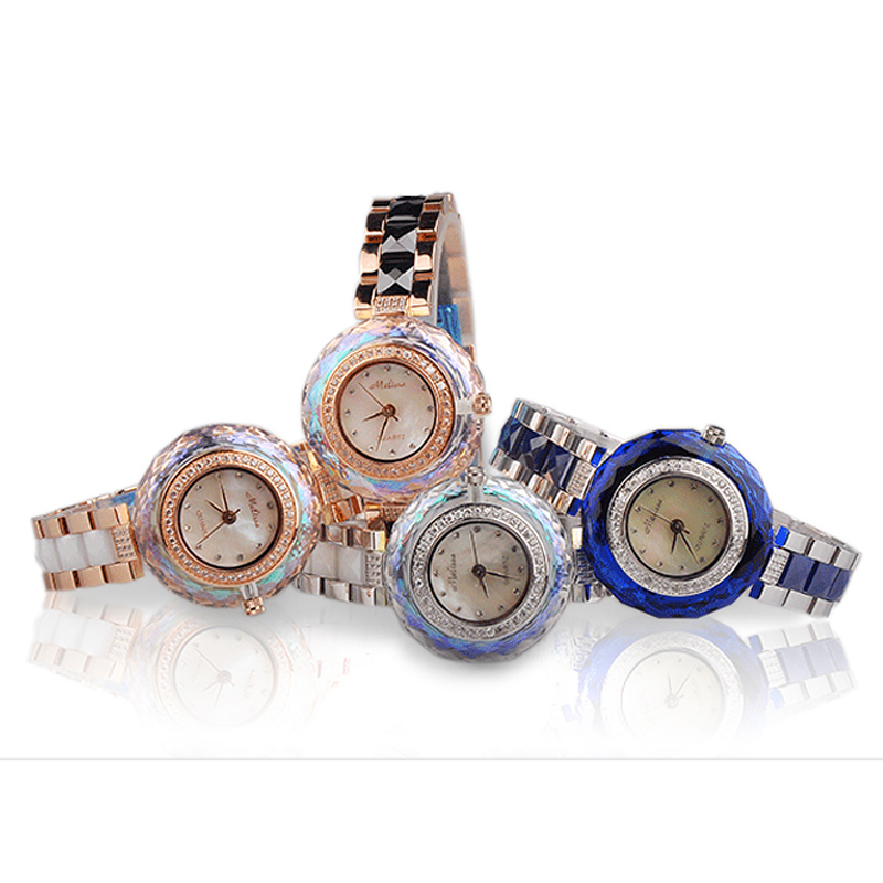 セール!!! メリッサ-女性用セラミック時計,回転クリスタル - Luxury Watch Sale のレビューと価格