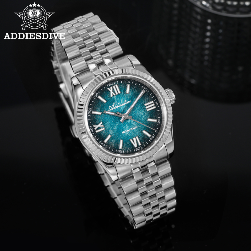 ADDIESDIVE エレガントな女性用腕時計高級サファイア - Luxury Watch Gift Box のレビューと価格