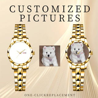 カスタム画像入りパーソナライズウォッチ：高級レディースブレス - Luxury Watch Image のレビューと価格