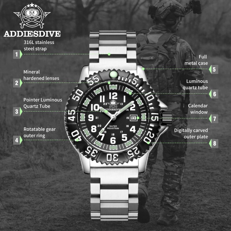 アドディーダイブ男性ファッションカジュアル時計カレンダー表示 - Luxury Watch Longines のレビューと価格