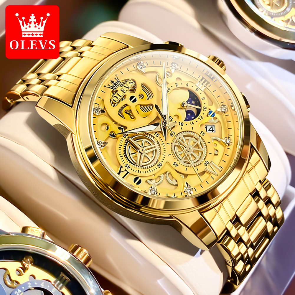 OLEVS 9947 メンズ腕時計オリジナルの高級ブランドク - Luxury Watch All Brands のレビューと価格