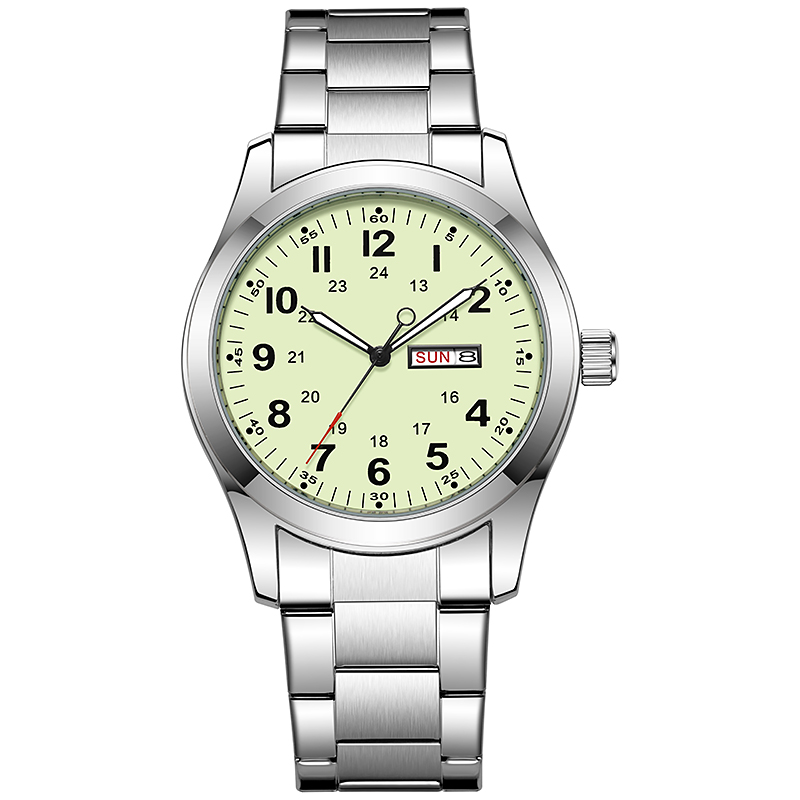2026年メンズ42mm腕時計、暗闇で光る夜光文字盤、曜日日 - Luxury Watch With Green Dial のレビューと価格