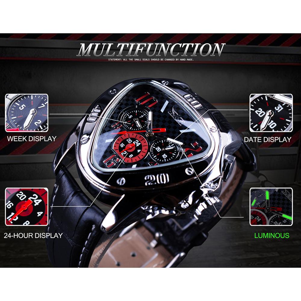 Jaragar スポーツレーシングデザイン幾何学的な三角形パ - Watch Triangle Luxury のレビューと価格