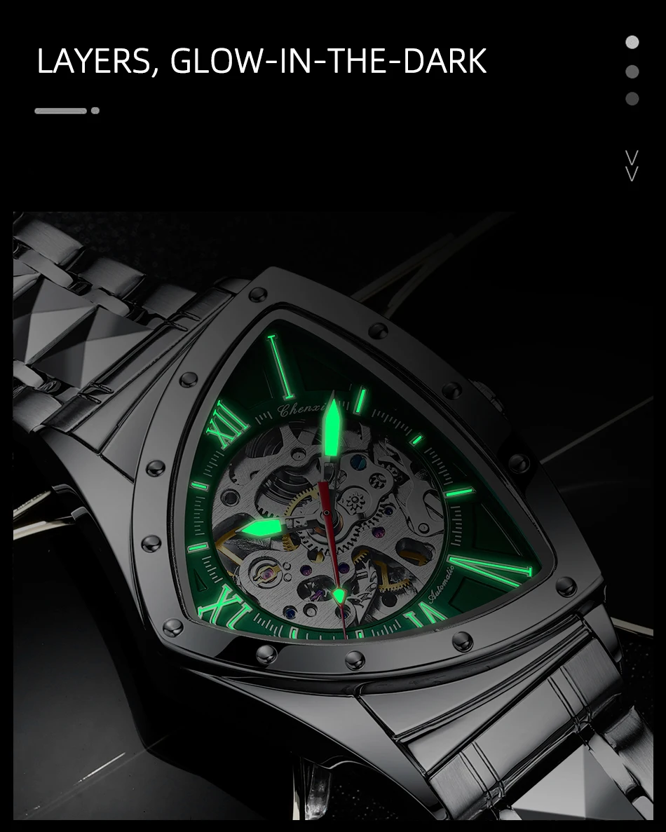 CHENXI デザイナー高級ファッションメンズ腕時計 三角形 - Watch Triangle Luxury のレビューと価格