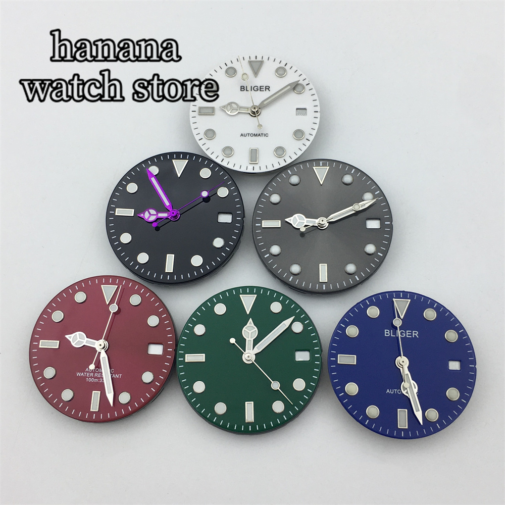 29mm ブラック ホワイト グリーン ブルー グレー ダイ - Luxury Watch With Green Dial のレビューと価格