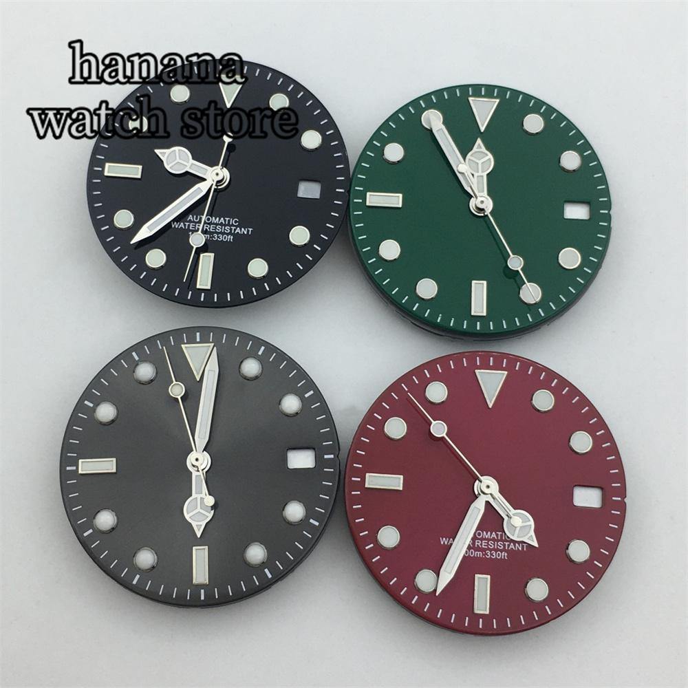 29mm ブラック ホワイト グリーン ブルー グレー ダイ - Luxury Watch With Green Dial のレビューと価格